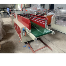 Single Line Hot Cutting T Shirt Plastic Bag Cutting And Sealing Making Machine For Nylon